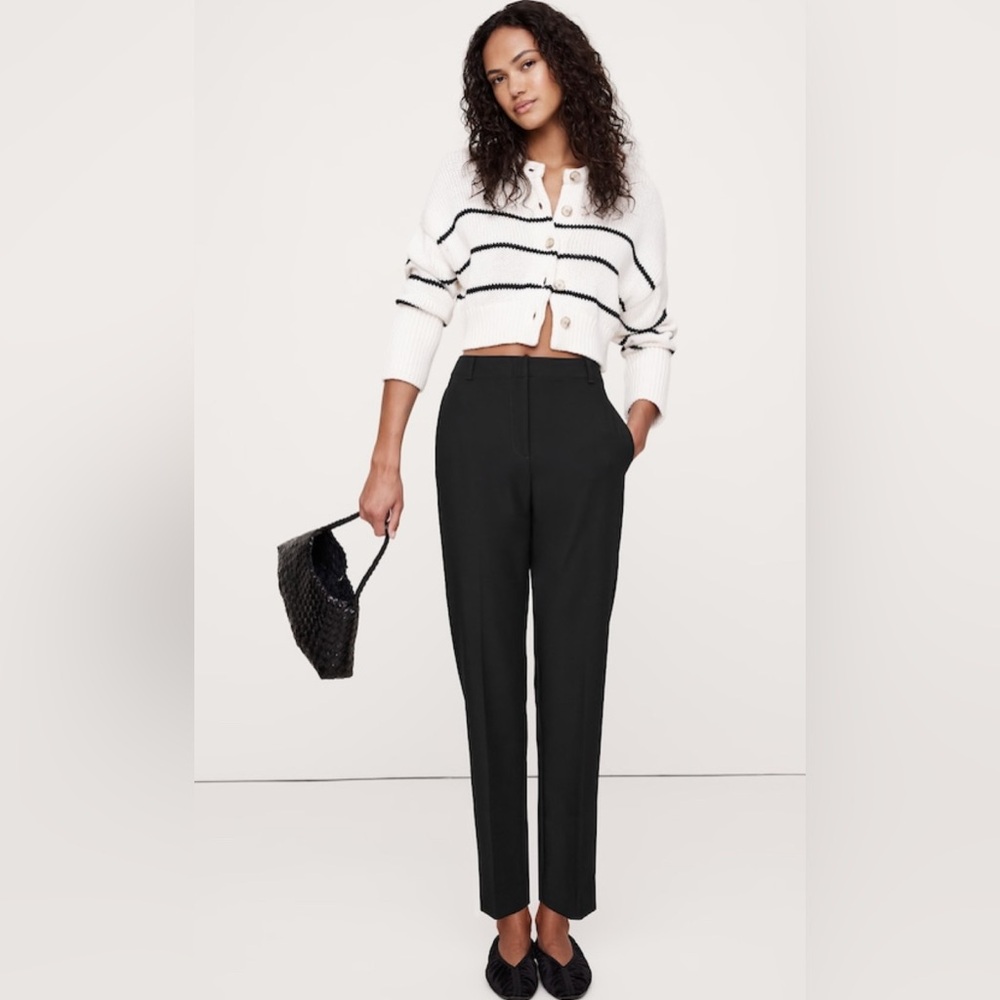BANANA REPUBLIC HIGH-RISE MODERN SLIM REFINED ANKLE PANT